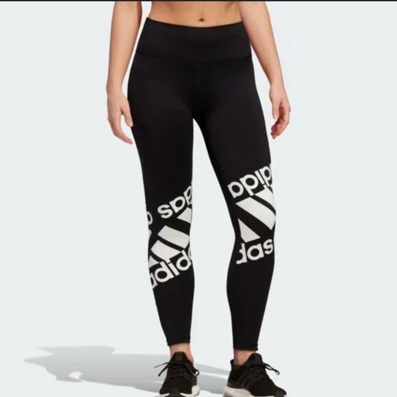 ADIDAS Women's BT Disrupt Tights, Medium- Black - Picture 1 of 13